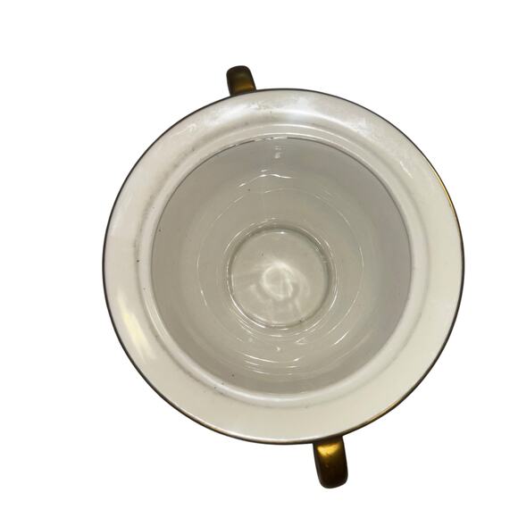 Theodore Haviland New York Gotham Sugar Bowl With Lid Gold Accents - Picture 5 of 8